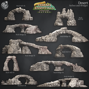 Desert Terrain - Giant Bridges and Arches